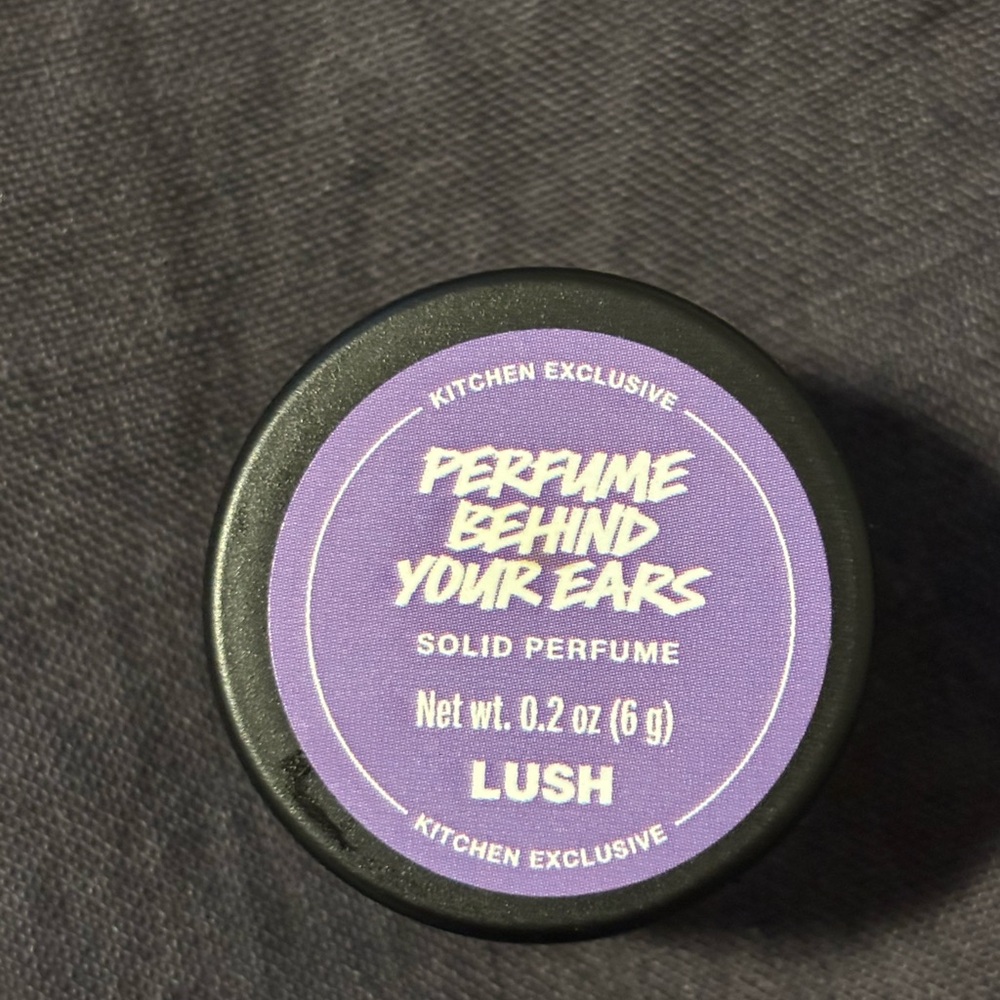 Lush Solid Perfume - perfume behind your ears